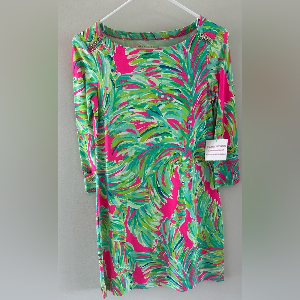 Lilly Pulitzer UPF 50+ Sophie Dress- Raz Berry